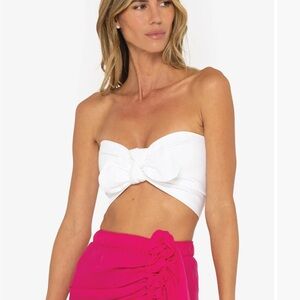 White Women's Crop Top